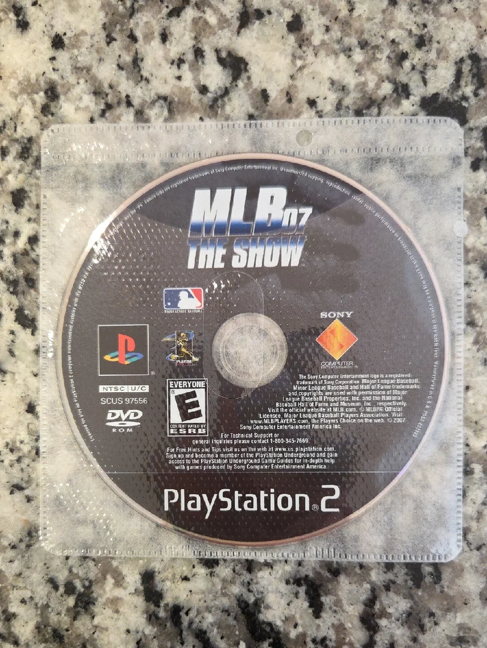 MLB 07 The Show (PS2) Playstation 2 Disc - NO CASE